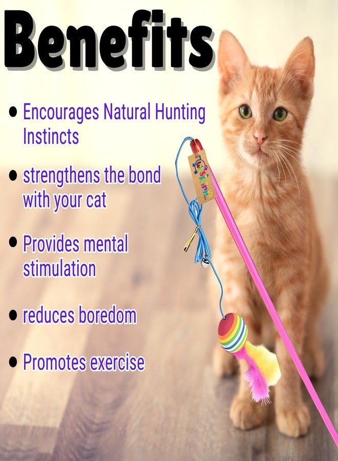 ويستيرن إرا عصا مداعبة القطط من العصر الغربي - لعبة تفاعلية للقطط، تشجع على الحركة والتحفيز الذهني، مناسبة للقطط المنزلية، أداة مثالية لتقوية الرابطة بين أصحاب الحيوانات الأليفة، تحافظ على نشاط القطط وتسليتها وسعادتها - Image 4